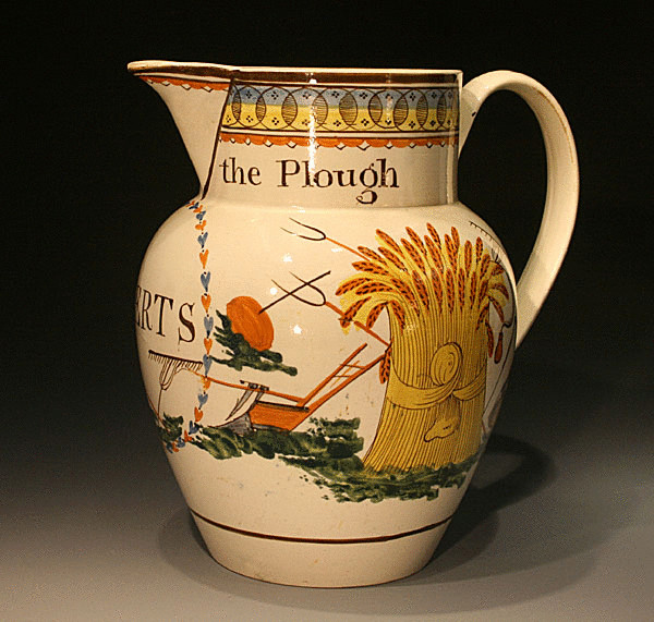 ENGLISH PRATTWARE POTTERY NAMED 
