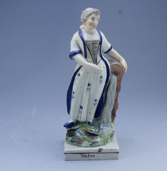 Staffordshire figure by Ralph Wood  Titled Water