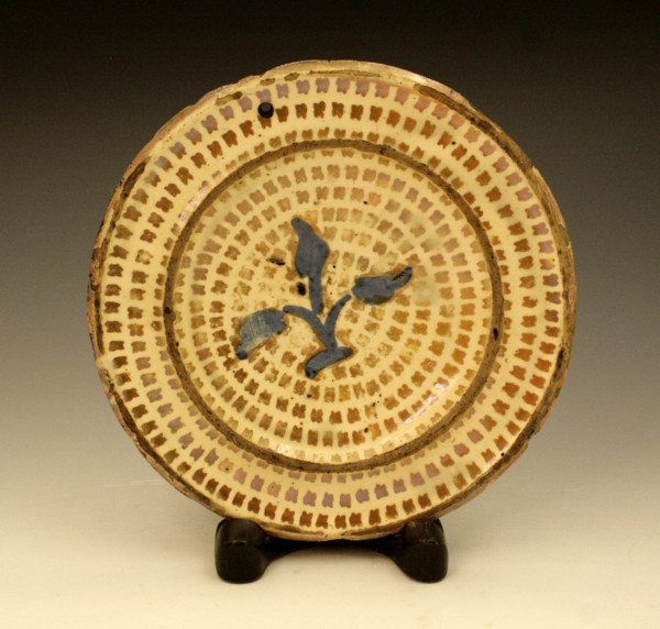 Hispano Moresque lustre  earthenware dish