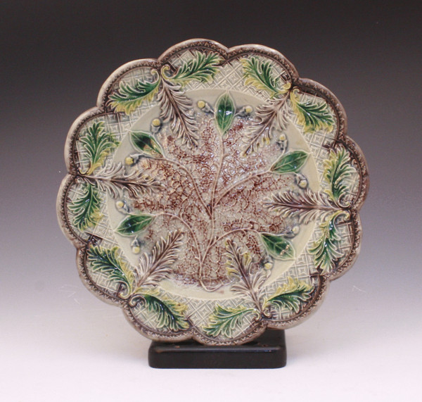 WHIELDON TYPE RELIEF MOULDED PLATE CIRCA 1760 STAFFORDSHIRE