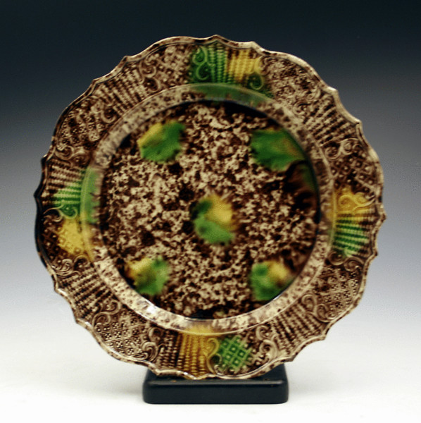 WHEILDON POTTERY PLATE, STAFFORDSHIRE CIRCA 1770
