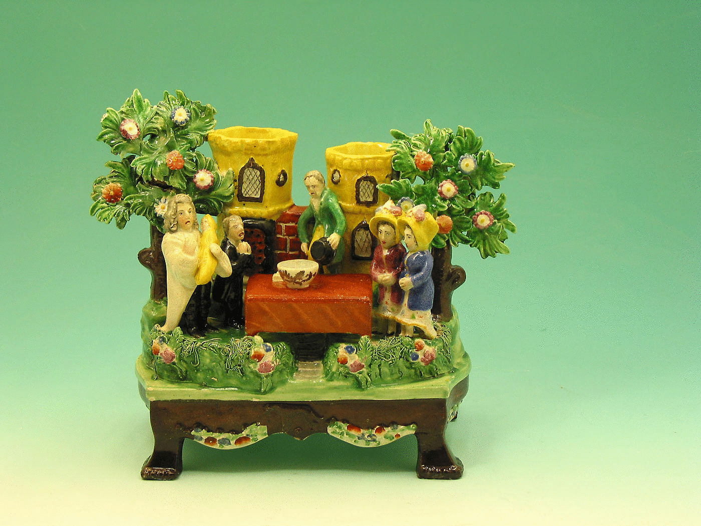 Staffordshire figure table base