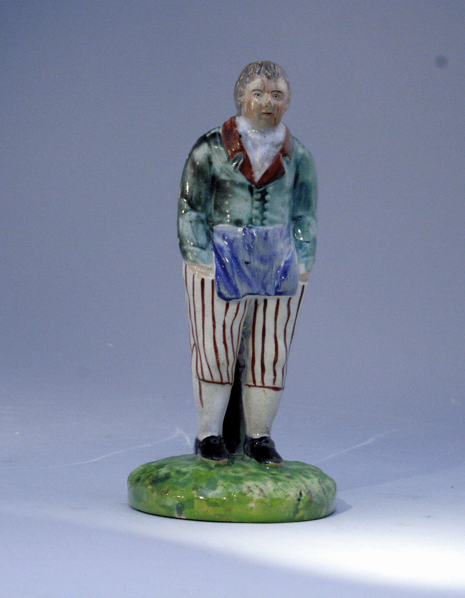Staffordshire figure of a Butcher Boy 