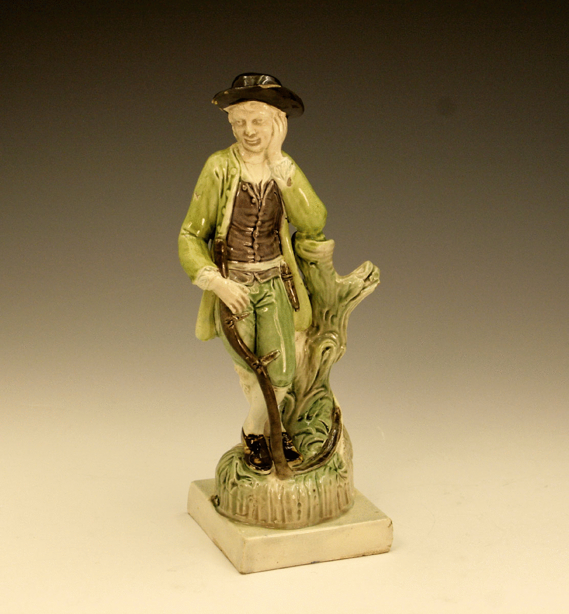 Staffordshire figure of haymaker by Ralph Wood