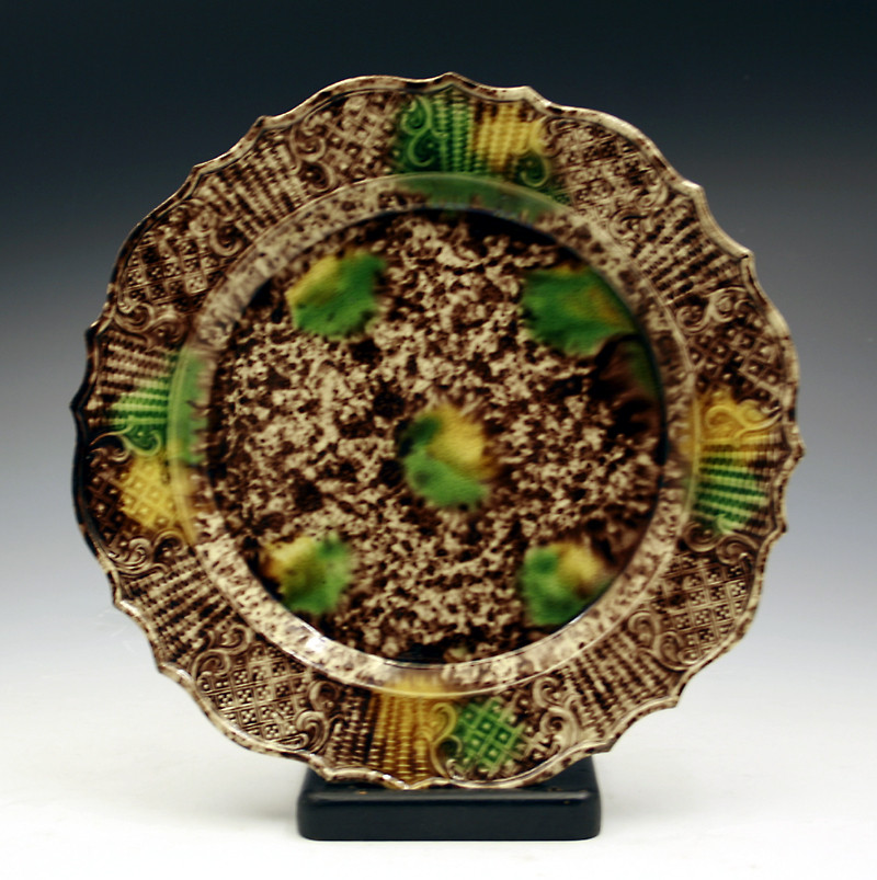 WHEILDON POTTERY PLATE, STAFFORDSHIRE CIRCA 1770