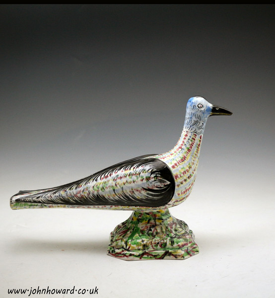 Large scale antique British pottery whistle North country /Scottish early 19th century