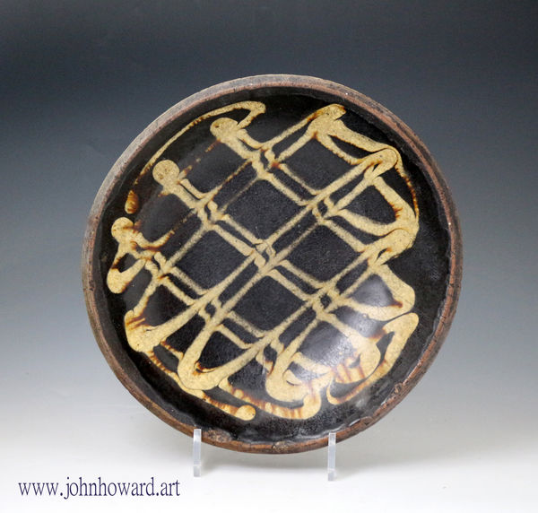 English earthenware slipware baking /loaf dish late 18th century antique period.