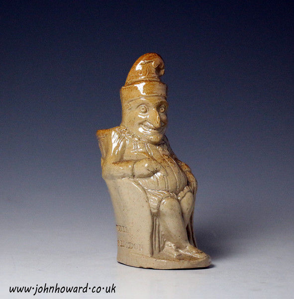 Saltglaze Stoneware figure of PUNCH 