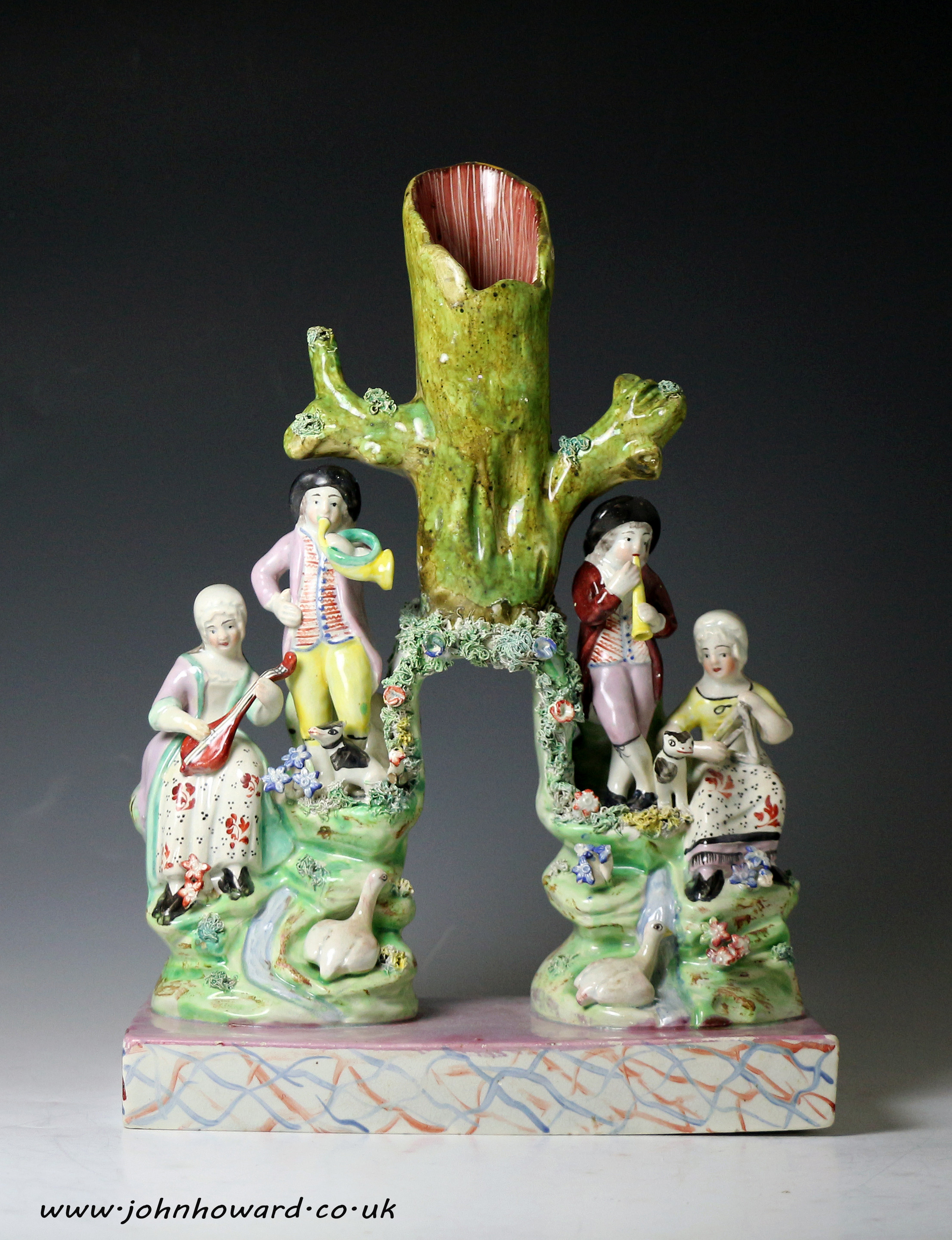 Staffordshire pearlware pottery figure known as 